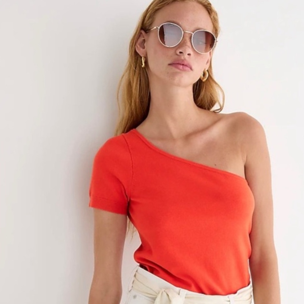 Jcrew One shoulder Top